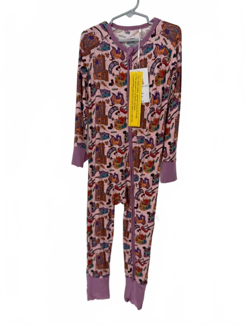 Bamboo Bliss 4T “Hollywood Studios” Bamboo Zippy Pajamas